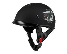 GMAX HH-65 DRK1 Helmet w/ Peak Matte Black/Grey 2X-Large