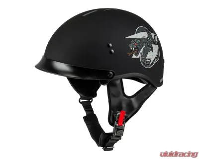 GMAX HH-65 DRK1 Helmet w/ Peak Matte Black/Grey 2X-Large - H96512508
