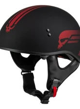 GMAX HH-65 Retribution Helmet Matte Black/Red 2X-Large                                     - H16511328 - Image 2