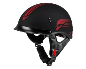 GMAX HH-65 Retribution Helmet w/ Peak Matte Black/Red 2X-Large