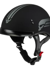 GMAX HH-65 Retribution Helmet w/ Peak Matte Black/Silver Large                                     - H96511816 - Image 2