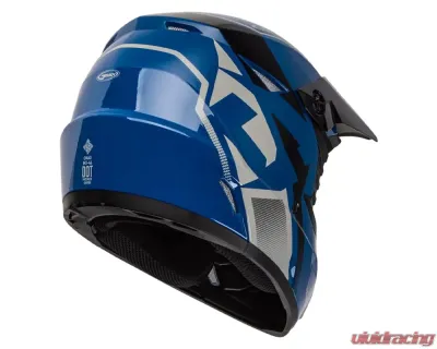 GMAX MX-46 Compound Helmet Blue/Black/Grey Youth Medium - D3464431
