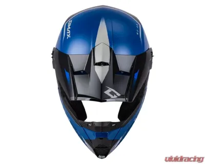 GMAX MX-46 Compound Helmet Blue/Black/Grey Youth Medium - D3464431