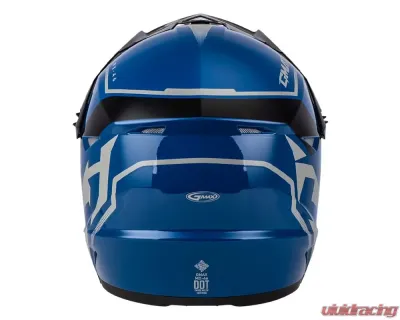 GMAX MX-46 Compound Helmet Blue/Black/Grey Youth Medium - D3464431
