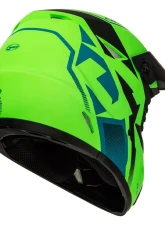 GMAX MX-46 Compound Helmet Matte Hi-Vis Green/Black/Blue 2X-Large                                     - D3464418 - Image 2