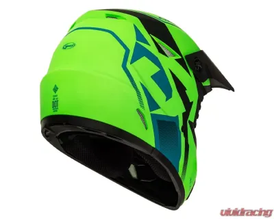 GMAX MX-46 Compound Helmet Matte Hi-Vis Green/Black/Blue 2X-Large - D3464418