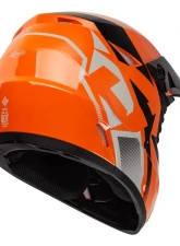GMAX MX-46 Compound Helmet Orange/Black/Grey Youth Small                                     - D3464280 - Image 2