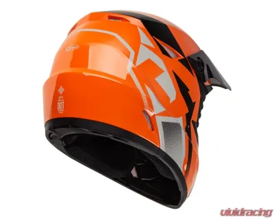 GMAX MX-46 Compound Helmet Orange/Black/Grey Youth Small - D3464280