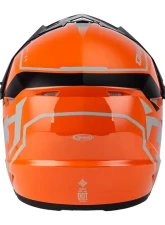 GMAX MX-46 Compound Helmet Orange/Black/Grey Youth Small                                     - D3464280 - Image 4