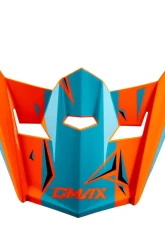GMAX Youth MX-46Y Unstable Visor Hi Vis Orange/Blue YS-YL                                     - G0465212 - Image 2