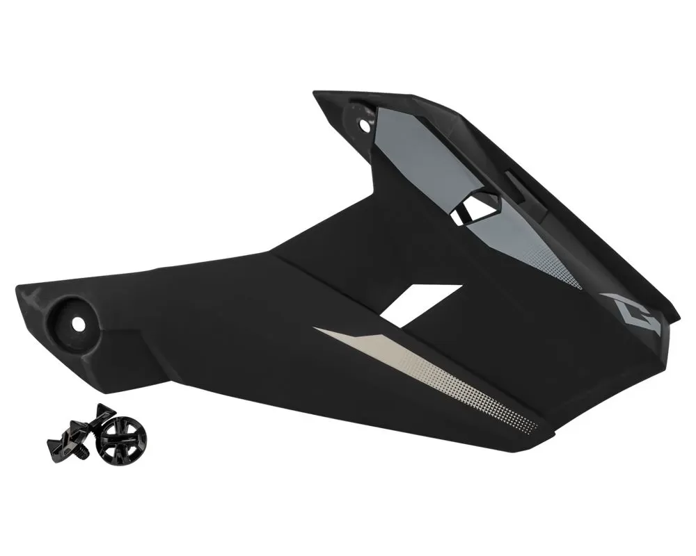 GMAX MX-46 Compound Visor w/ Screws Matte Black/Grey/White MD-3X - G0464428
