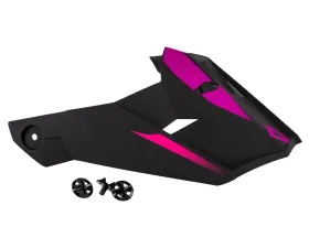 GMAX MX-46 Compound Visor w/ Screws Matte Black/Pink MD-3X