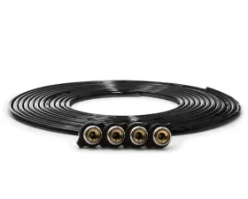 Up Down Air Replacement Black Tire Whip Hose Kit 240