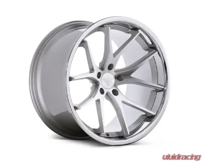 Ferrada FR2 Wheel 20x9 5x108 35mm Silver Machined Face Center w/ Chrome Lip - FR22095108MS35