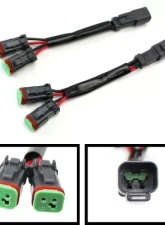 Cali Raised LED DT Plug Splitter 7 Inch Single Splitter                                     - CR2419 - Image 3