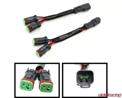 Cali Raised LED DT Plug Splitter 7 Inch Single Splitter - CR2419