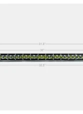 Cali Raised LED 32 Inch Slim Single Row Straight LED Light Bar 15000 Lumens Amber                                     - CR2310 - Image 3