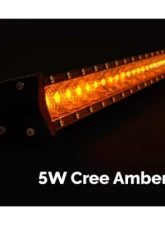 Cali Raised LED 42 Inch Slim Single Row Straight LED Light Bar 20,000 Lumens Amber                                     - CR2316 - Image 3