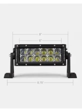 Cali Raised LED 8 Inch Dual Row 5D Optic OSRAM LED Light Bar                                     - CR2324 - Image 3