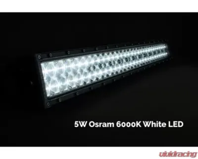 Cali Raised LED 8 Inch Dual Row 5D Optic OSRAM LED Light Bar - CR2324