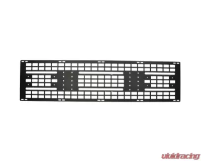 Cali Raised LED MOLLE Panel for Prinsu Roof Rack Black Semi Gloss Powdercoat - CR3746