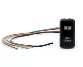 Cali Raised LED OEM Style Ditch Lights Switch Amber Toyota