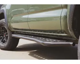 Cali Raised LED Step Edition Rock Sliders Kick Out No Filler Plate Bedliner Double Cab Short Bed Toyota Tacoma 2005-2021