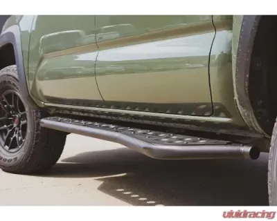 Cali Raised LED Step Edition Rock Sliders No Kick Out Bed Liner Filler Plate Bedliner Double Cab Long Bed Toyota Tacoma 2005-2021 - CR2663