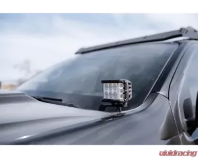 Cali Raised LED Low Profile Ditch Light Brackets Kit (2) 3X2 18W Amber LED Pods Chevrolet Colorado | Canyon 2015-2021 - CR2666