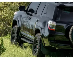 Cali Raised LED Step Edition Bolt On Rock Sliders Kick Out No Filler Plate Powder Coat Toyota 4Runner 2010-2021