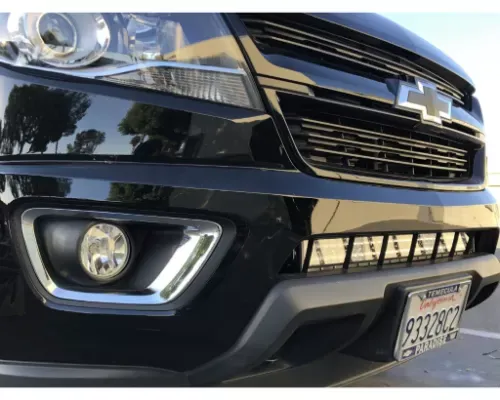 Cali Raised LED 5D Optic 32" OSRAM LED Bar Combo Beam Lower Bumper Hidden LED Light Bar Bracket Kit Chevrolet Colorado 2014-2021 - CR2715