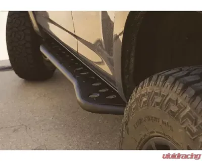 Cali Raised LED Step Edition Bolt On Rock Sliders Kick Out Powder Coat Raw Toyota 4Runner 2003-2009 - CR2722