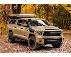 Cali Raised LED Step Edition Rock Sliders Kick Out Bed Liner Bed Liner Toyota Tundra 2014-2021