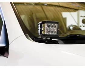 Cali Raised LED Low Profile LED Ditch Light Brackets Kit (2) 3X2 18W LED Pods No Switch Lexus GX 460 2010-2021