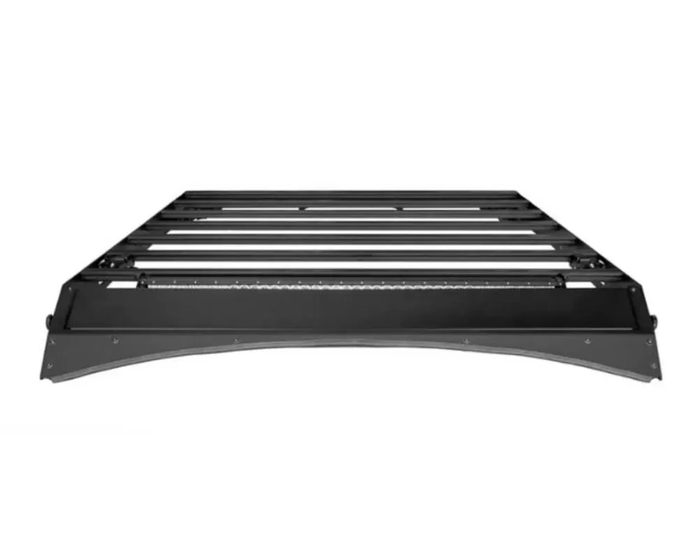 Cali Raised LED Crew Max Premium Roof Rack 52 Inches Dual Row Combo Beam  LED Light Bar Blue Tall Toyota Tundra 2014-2024 - CR3071
