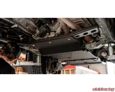 Cali Raised LED Powder Coated Aluminum Transfer Case Skid Plate Toyota Tacoma 2016-2022 - CR3679