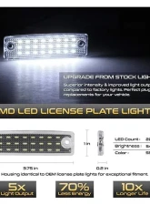 Cali Raised LED License Plate LED Lights Toyota 4Runner 2003+                                     - CR2411 - Image 7