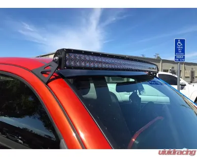 Cali Raised LED 52 inch Combo Curved LED Light Bar & Roof Bracket Kit w/ Blue Backlight Tall Switch Toyota Tacoma 2005-2022 - CR2464