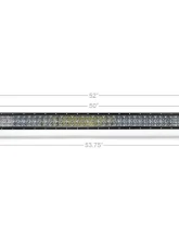 Cali Raised LED 52 inch Combo Curved LED Light Bar & Roof Bracket Kit w/ Blue Backlight Tall Switch Toyota Tacoma 2005-2022                                     - CR2464 - Image 3