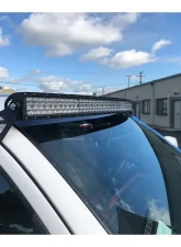 Cali Raised LED 52 inch Combo Curved LED Light Bar & Roof Bracket Kit w/ Blue Backlight Tall Switch Toyota Tacoma 2005-2022                                     - CR2464 - Image 9