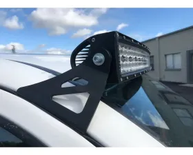 Cali Raised LED 52 inch Combo Curved LED Light Bar & Roof Bracket Kit w/ Amber Backlight Tall Switch Toyota Tacoma 2005-2022