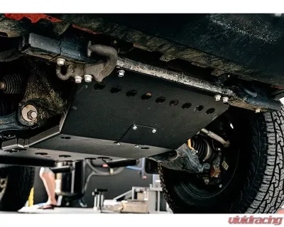 Cali Raised LED Steel Raw Front Skid Plate Toyota Tacoma 2005-2022 - CR3648
