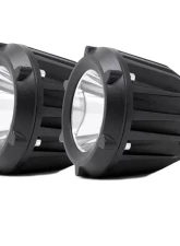 Cali Raised LED 3.5 inch Pair Round Cannon LED Pods                                     - CR2333 - Image 3