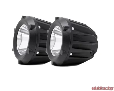 Cali Raised LED 3.5 inch Pair Round Cannon LED Pods - CR2333