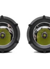 Cali Raised LED 3.5 inch Pair Round Cannon LED Pods                                     - CR2333 - Image 4