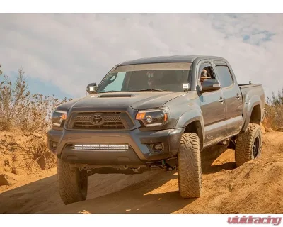 Cali Raised LED 3.5 inch Round Cannon Pod & Low Profile LED Ditch Light Brackets Kit w/out Switch Toyota Tacoma 2005-2015 - CR2899