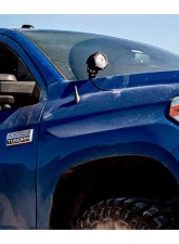 Cali Raised LED 3.5 inch Round Cannon Pod & Low Profile Ditch Light Brackets Kit w/out Switch Toyota Tundra 2014-2021                                     - CR2903 - Image 12