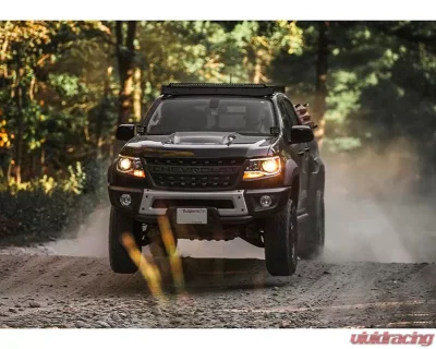 Cali Raised LED 3.5 inch Round Cannon Pod & Low Profile DItch Light Brackets Kit Chevy Colorado | Canyon 2015-2021 - CR2908