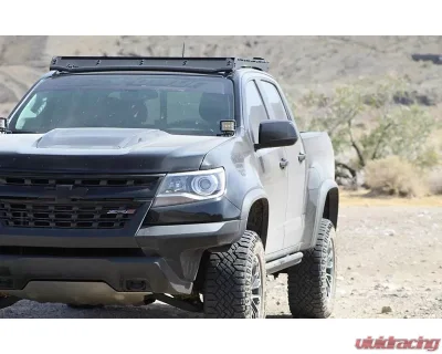 Cali Raised LED 3.5 inch Round Cannon Pod & Low Profile DItch Light Brackets Kit Chevy Colorado | Canyon 2015-2021 - CR2908