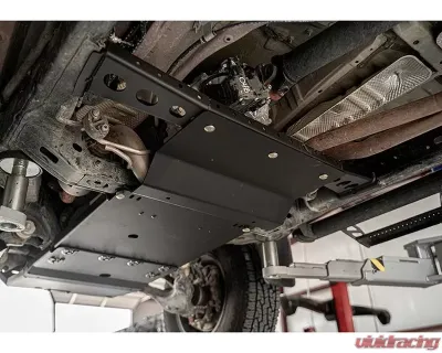 Cali Raised LED Steel Powder Coated Transfer Case Skid Plate Toyota Tacoma 2005-2015 - CR3653